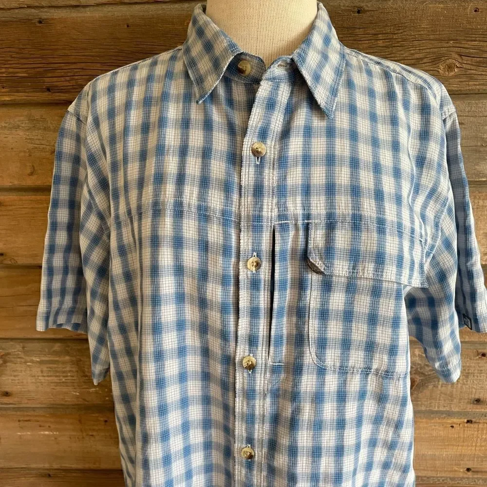 North Face Button Down Shirt Size L EUC